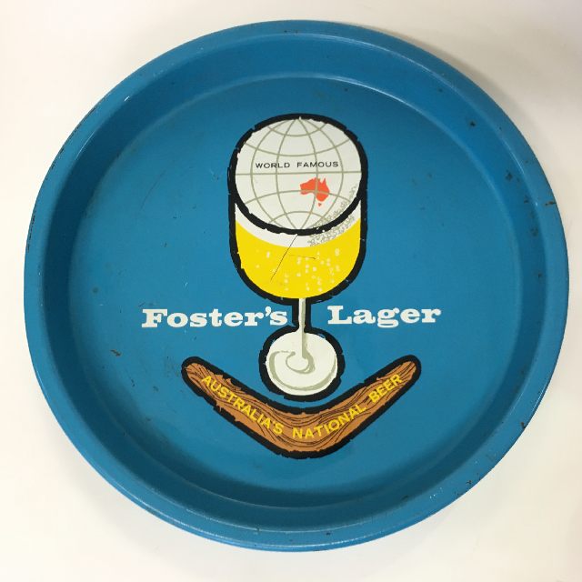 TRAY,  Blue Fosters Lager